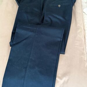 Haggar Men's Dark Blue Dress Pants